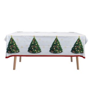 Mantel Plástico Arbol de Navidad 180 cm x 130cm