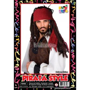 Peluca JACK SPARROW (PIRATA STYLE)