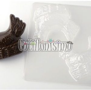 Molde Placa Gallina Con Canasta