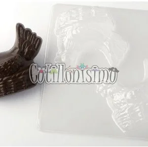 Molde Placa Gallina Con Canasta