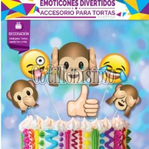 Accesorios Para Torta DIVERTIDOS X6