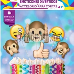 Accesorios Para Torta DIVERTIDOS X6