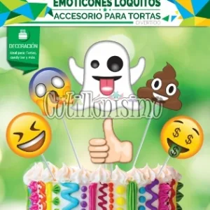 Accesorios Para Torta LOQUITOS X6