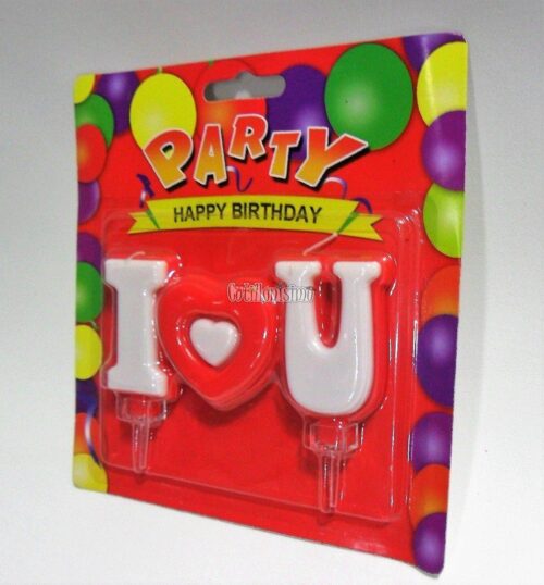 Vela I LOVE U Liso - Imagen 2