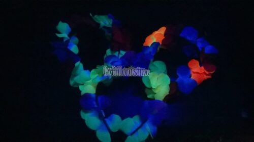 Vincha con Flores Multicolor (FLUO) - Pack X10 - Imagen 2
