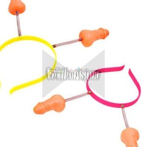 Vincha Pene Chicos x6 Unidades - Imagen 2
