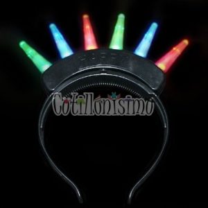 Vincha Cresta Punk Giratoria (LED)