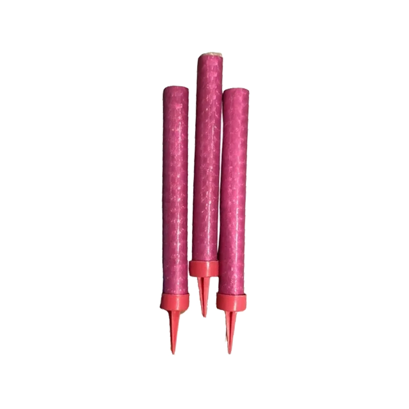 Bengala Holográfica Rosa Llama Rosa x1 Unidad