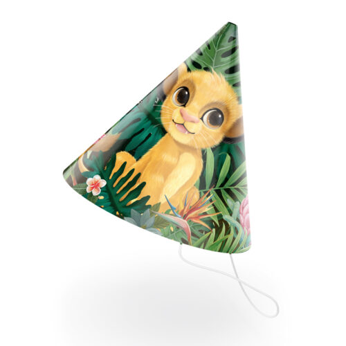 Gorro Bonete Homenajeado Animales de la Selva Disney x1 Unidad