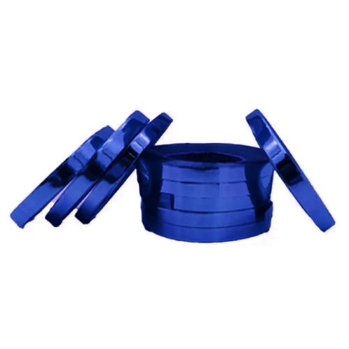 Rollo Cinta Ribbon para Globos Azul Metalizada x1u 10mts