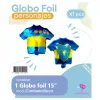 Globo Camiseta BOCA JUNIORS (15 Pulgadas) Apto Aire