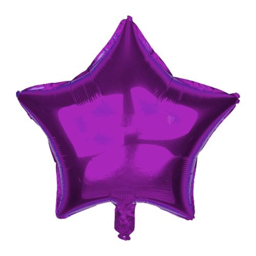 Globo Estrella Color Violeta 45 Cm