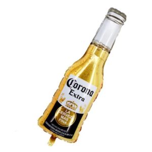Globo Botella de Cerveza CORONA 80cm (Silueta) Apto Aire