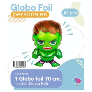 Globo HULK 70cm (Silueta) Apto Aire