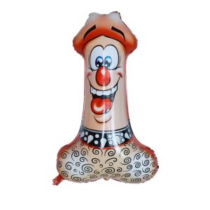 Globo Pene 80cm (Silueta) Apto Aire