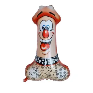 Globo Pene 80cm (Silueta) Apto Aire