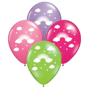 Globos ARCOIRIS 12 Pulgadas X10 Unidades