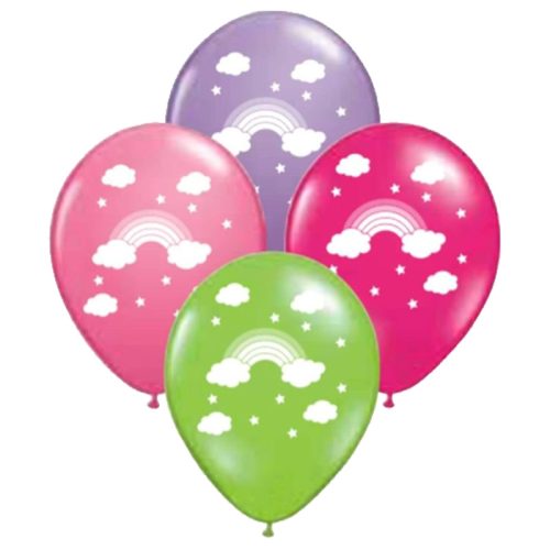 Globos ARCOIRIS 12 Pulgadas X10 Unidades