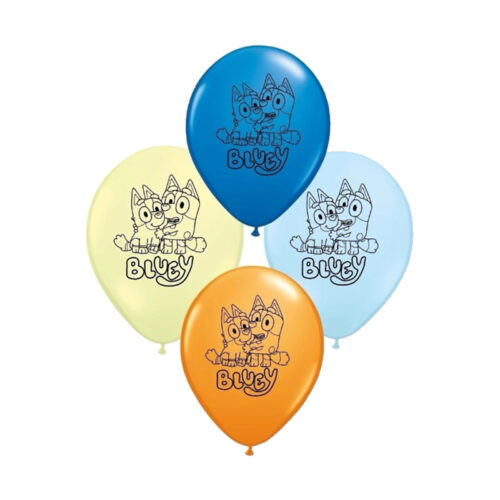 Globos BLUEY 12 Pulgadas X10 Unidades