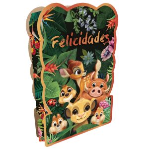 Piñata Animales de la Selva Disney Carton - Licencia Oficial
