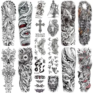 Plancha Tatuaje Temporal Falso Modelos Surtidos x1 Unidad