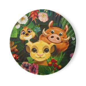 Plato Polipapel Animales de la Selva Disney x8 Unidades - Oficial