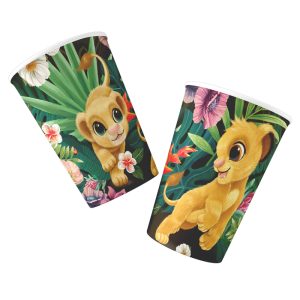Vaso Polipapel Animales de la Selva Disney x8 Unidades - Oficial