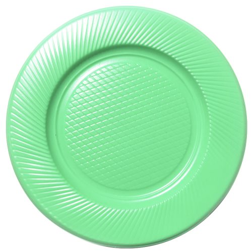 Plato Plastico CHICO Descartable Color Verde Pastel X50 Unidades