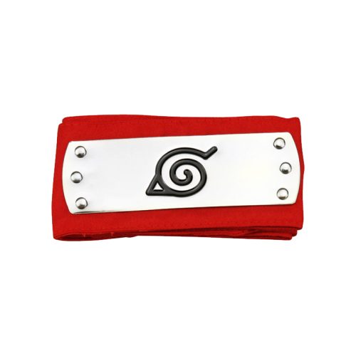 Vincha Naruto Metal Rojo