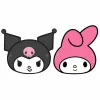 Antifaz KUROMI Y MELODY X10 Unidades - Licencia Oficial