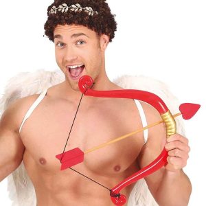 Alternative view of Set de Cupido Arco y Flecha Rojo