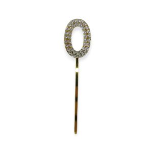 Topper para Torta con Strass Numero 0