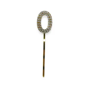 Topper para Torta con Strass Numero 0