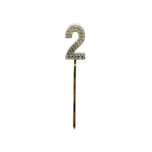 Topper para Torta con Strass Numero 2