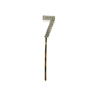 Topper para Torta con Strass Numero 7
