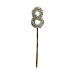 Topper para Torta con Strass Numero 8