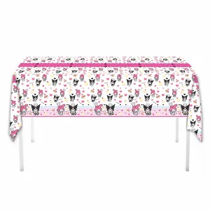 Mantel Plastico KUROMI Y MELODY 1,80 Mts X 1,20 Mts – Licencia Oficial