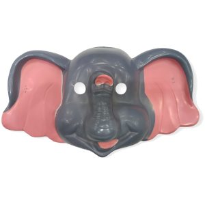 Mascara Careta Plástica Elefante x1 Unidad