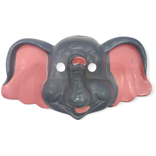 Mascara Careta Plástica Elefante x1 Unidad