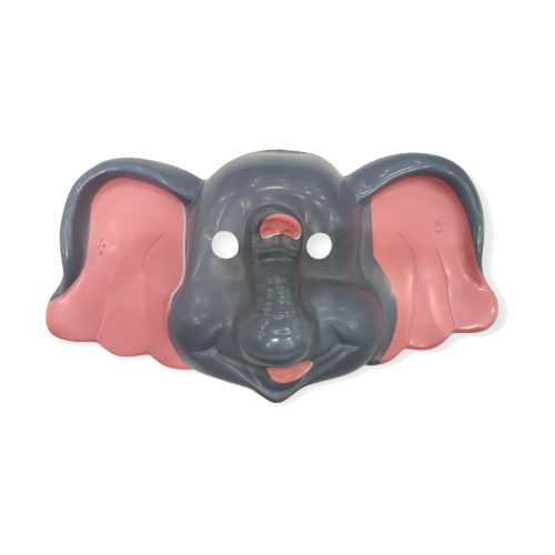 Mascara Careta Plástica Elefante x1 Unidad