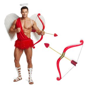 Set de Cupido Arco y Flecha Rojo
