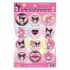 Stickers Autoadhesivos KUROMI Y MELODY x24 Unidades Licencia Oficial