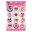 Stickers Autoadhesivos KUROMI Y MELODY x24 Unidades Licencia Oficial