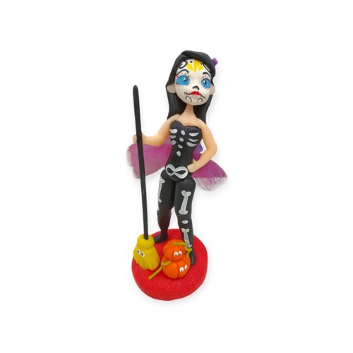 Adorno de Porcelana Catrina