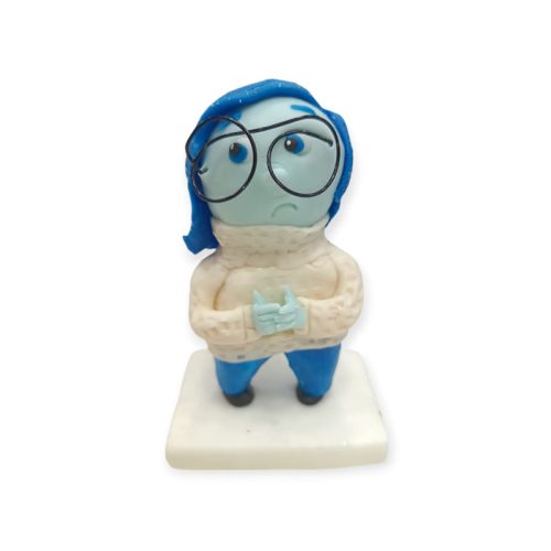 Adorno de Porcelana Tristeza Intensamente