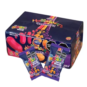 Caja Caramelos Mogul Jelly Beans Terrorificos Halloween 50gr x10u