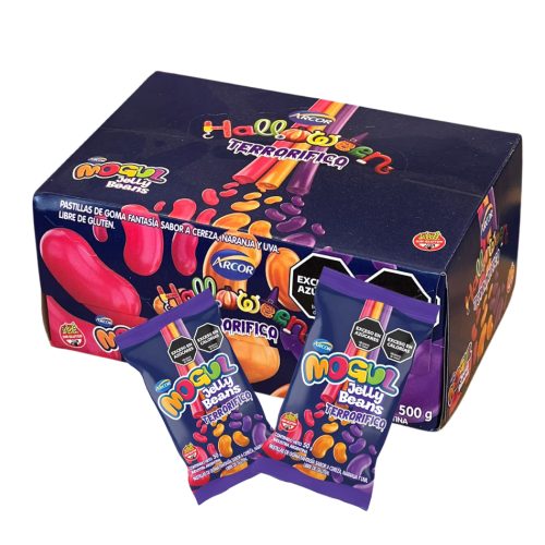 Caja Caramelos Mogul Jelly Beans Terrorificos Halloween 50gr x10u
