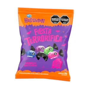 Caramelos Frutales Masticables Halloween X396 Grs