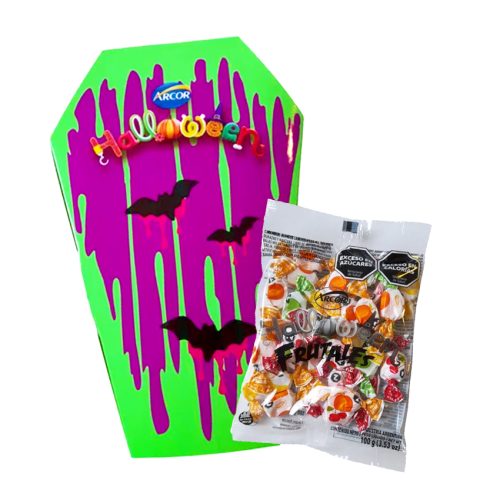 Ataud de Caramelos Masticables Arcor Halloween x100gr