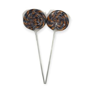 Chupaleta Halloween Negra y Naranja Humpi x1 Unidad